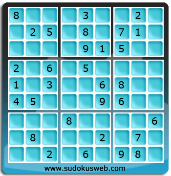 Sudoku von mittelmässiger höhe