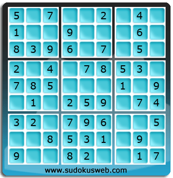 Very Easy Level Sudoku Very Easy Level Sudoku