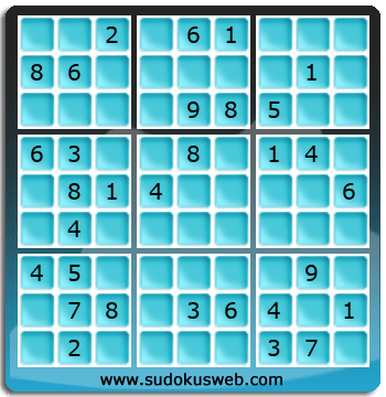 Sudoku von mittelmässiger höhe