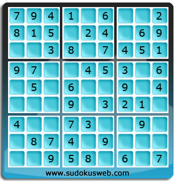 Sudoku de Nivel Muy Fácil