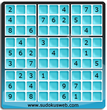 Sudoku von einfacher höhe