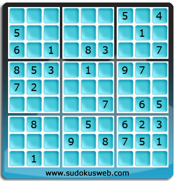 Sudoku von mittelmässiger höhe