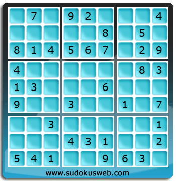 Sudoku von einfacher höhe