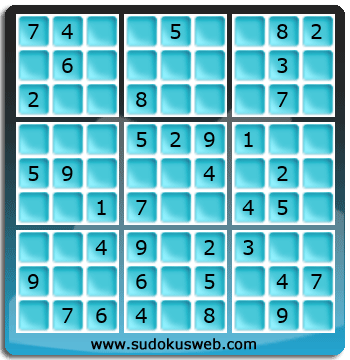 Sudoku von einfacher höhe