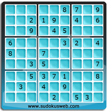 Sudoku von mittelmässiger höhe