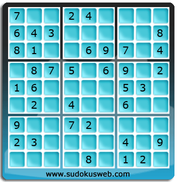 Sudoku von einfacher höhe