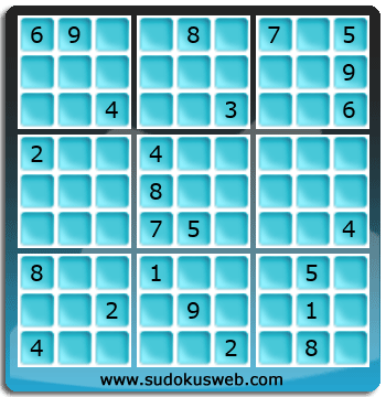 Sudoku von Fachmännischer höhe