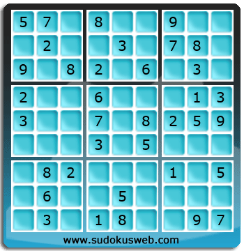 Sudoku von einfacher höhe