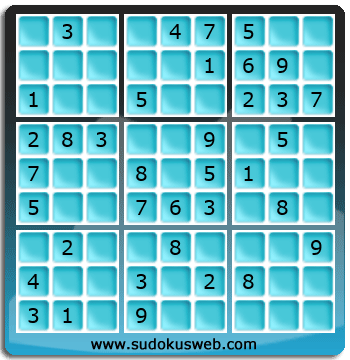Sudoku de Nivel Fácil Sudoku de Nivel Fácil