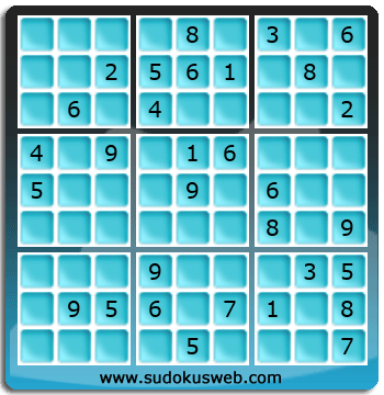 Sudoku von mittelmässiger höhe