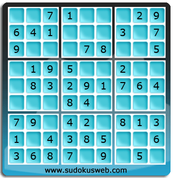 Nivel Muito Facil de Sudoku