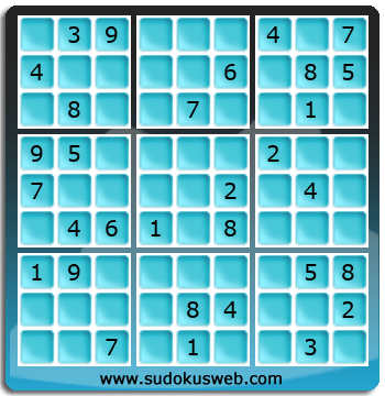 Sudoku von mittelmässiger höhe