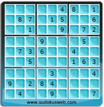 Sudoku von mittelmässiger höhe