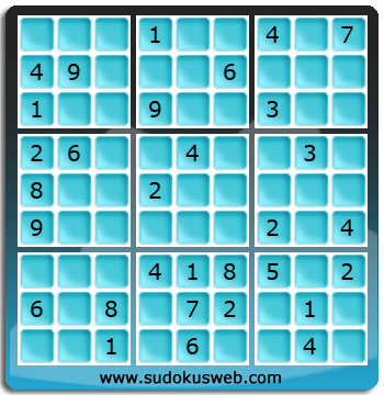 Sudoku von mittelmässiger höhe