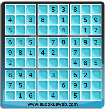 Sudoku de Nivel Muy Fácil