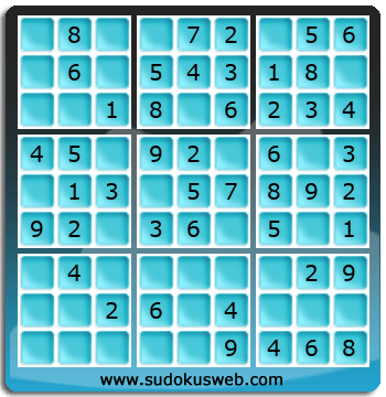 Sudoku de Niveau Très Facile