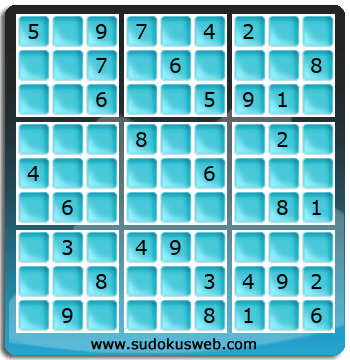 Sudoku von mittelmässiger höhe