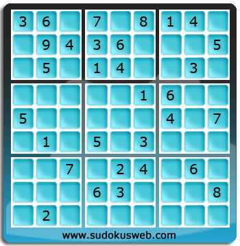 Sudoku von mittelmässiger höhe