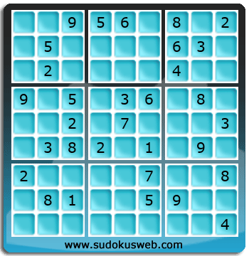 Sudoku von mittelmässiger höhe