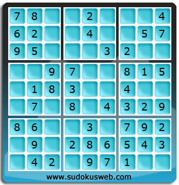 Sudoku von sehr einfacher höhe