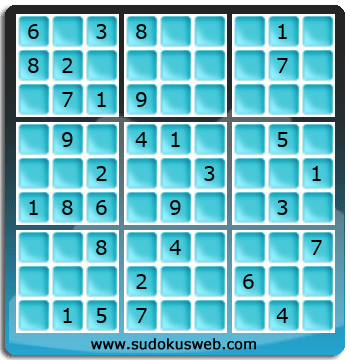 Sudoku von mittelmässiger höhe