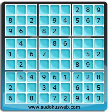 Sudoku von sehr einfacher höhe