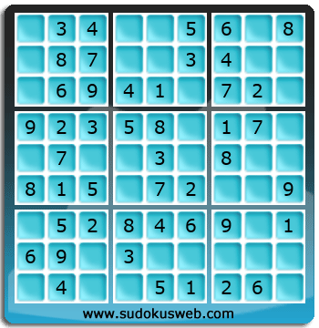 Sudoku von sehr einfacher höhe