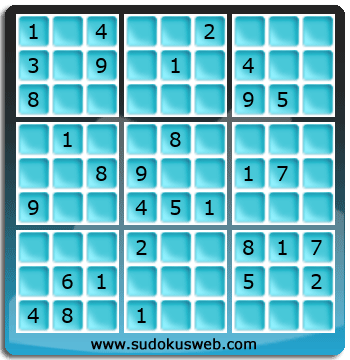 Sudoku von mittelmässiger höhe