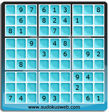 Sudoku von mittelmässiger höhe