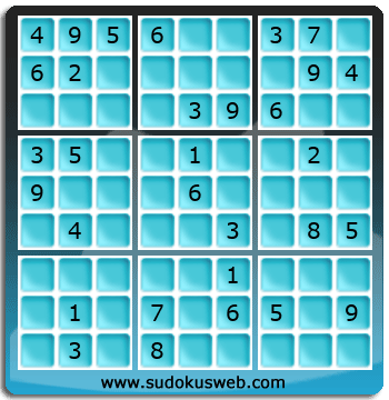 Sudoku von mittelmässiger höhe