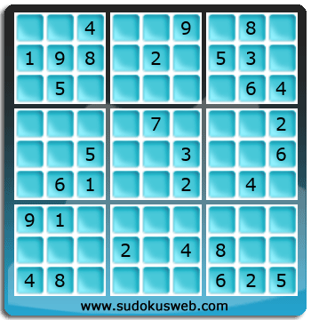 Sudoku von mittelmässiger höhe