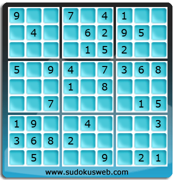 Sudoku von einfacher höhe