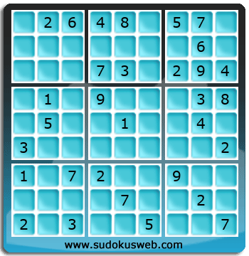 Sudoku von mittelmässiger höhe