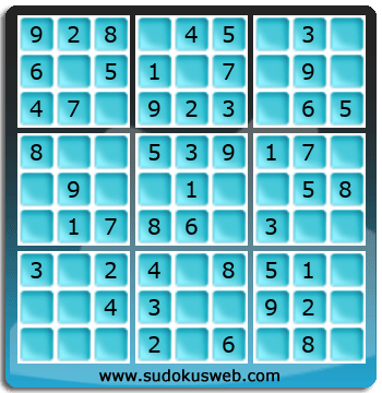 Sudoku de Niveau Très Facile Sudoku de Niveau Très Facile