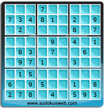 Sudoku von einfacher höhe