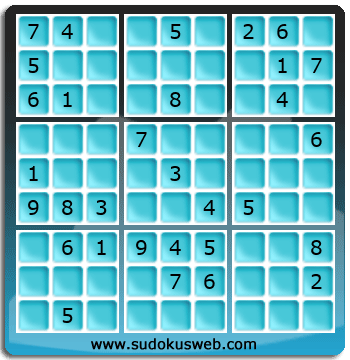 Sudoku von mittelmässiger höhe