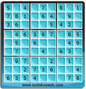 Sudoku de Nivel Muy Fácil