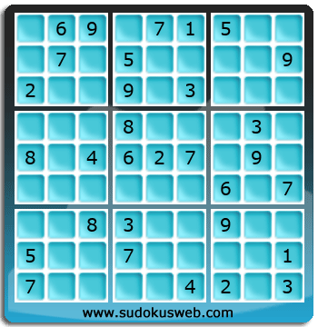 Sudoku von mittelmässiger höhe