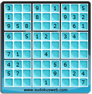 Sudoku von einfacher höhe