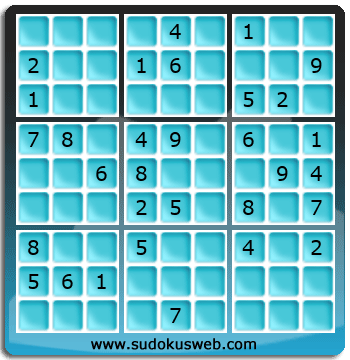 Sudoku von mittelmässiger höhe