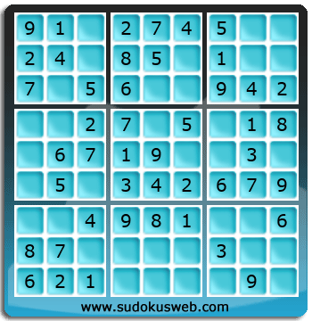 Sudoku de Niveau Très Facile