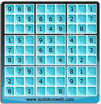 Sudoku de Niveau Très Facile