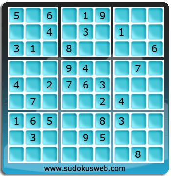 Sudoku von mittelmässiger höhe