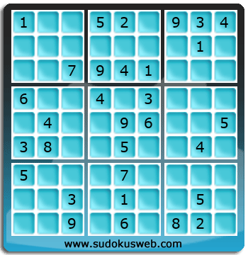 Sudoku von mittelmässiger höhe