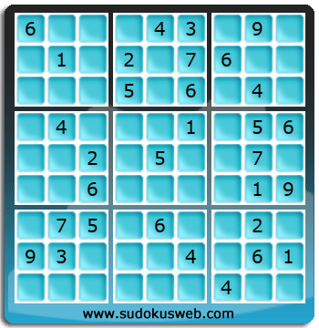 Sudoku von mittelmässiger höhe