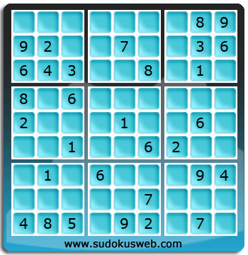 Sudoku von mittelmässiger höhe