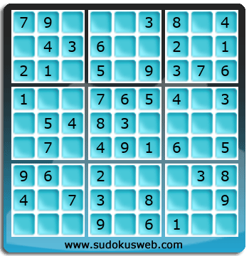 Sudoku de Nivel Muy Fácil Sudoku de Nivel Muy Fácil