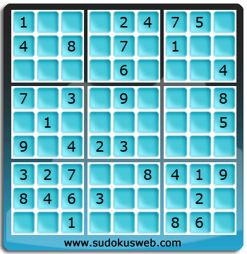 Sudoku de Nivel Fácil Sudoku de Nivel Fácil