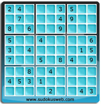 Sudoku von mittelmässiger höhe