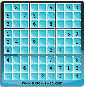 Sudoku von mittelmässiger höhe